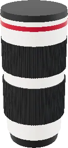 3D model of the Canon EF 70-200mm f/4L IS II USM