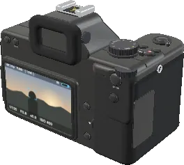 3D model of the Canon EOS R6 Mirrorless Camera