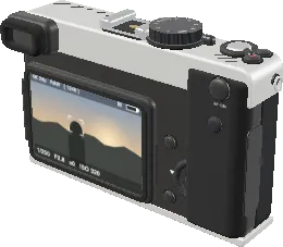 3D model of the FUJIFILM X100V Digital Camera (Silver)