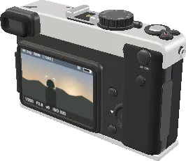 3D model of the FUJIFILM X-E4 Mirrorless Camera (Silver)