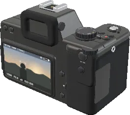 3D model of the FUJIFILM X-H2S Mirrorless Camera