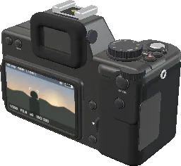 3D model of the FUJIFILM X-S10 Mirrorless Camera