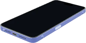 3D model of the Apple iPhone 16 (Ultramarine)