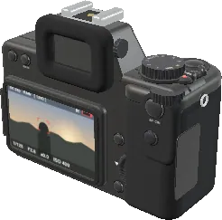 3D model of the Panasonic Lumix G100D Mirrorless Camera with 12-32mm Lens