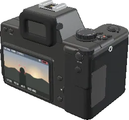 3D model of the Panasonic Lumix S1R II Mirrorless Camera