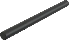 3D model of the Neewer 15mm Aluminum Rods 200mm (Pair)