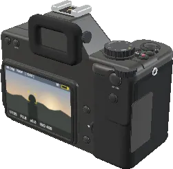 3D model of the Nikon Z5II Mirrorless Camera