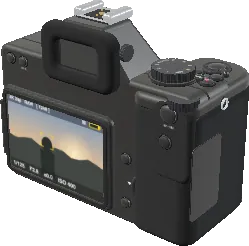 3D model of the Nikon Z6II Mirrorless Camera