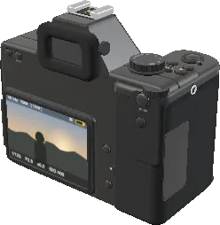 3D model of the Nikon Z8 Mirrorless Camera