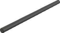 3D model of the SmallRig 15mm Carbon Fiber Rod Pair (300mm)