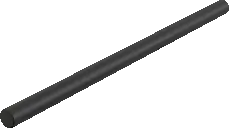 3D model of the SmallRig 15mm Aluminum Alloy Rod Pair (300mm)