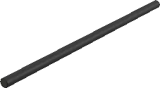 3D model of the SmallRig 15mm Aluminum Alloy Rod Pair (400mm)