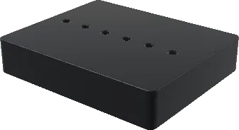 3D model of the SmallRig Universal 15mm Rail Support System Baseplate