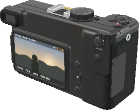3D model of the Sony a7C Mirrorless Camera