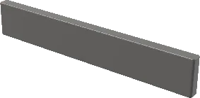 3D model of the Tilta ARRI Standard Dovetail Plate (12")