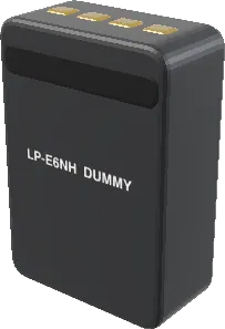 3D model of the LP-E6NH dummy battery coupler (USB-C, for R5 / R6 / R7)